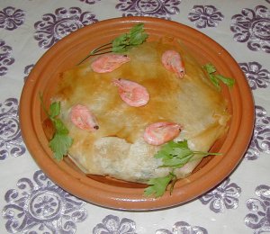 Pastilla aux fruits de mer