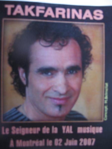 TAKFARINAS � Montr�al le 02 juin 2007