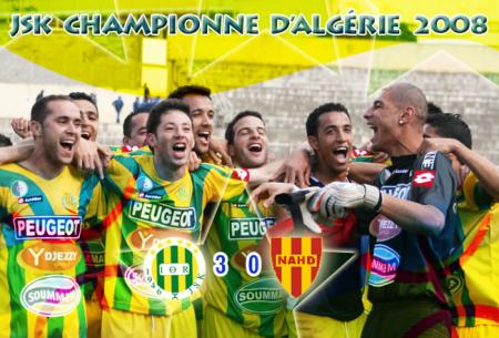 La JSK CHAMPIONNE D �ALGERIE 2008