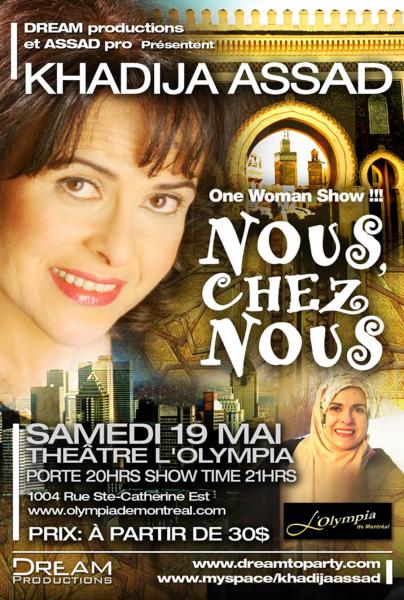 Khadija Assad en Spectacle