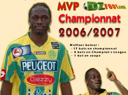 Cheikh Omar Dabo �lu MVP DZFoot de la saison 2006-07(