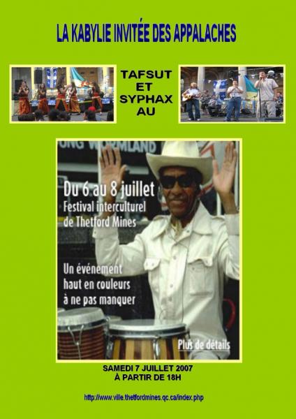 La Kabylie dans la r�gion de Chaudi�re-Appalaches