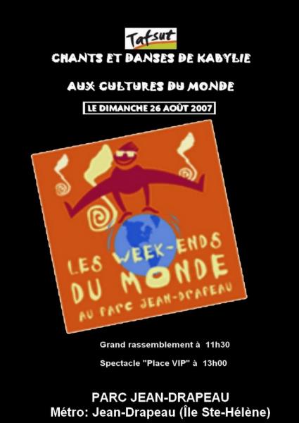 La Kabylie aux Week-Ends du Monde