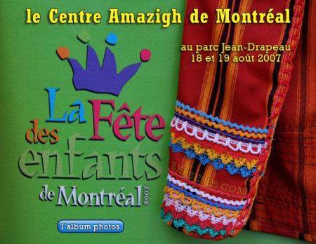 Participation du Centre Amazigh de Montr�al  � la f�te des Enfants de Montr�al : L'Album Photos