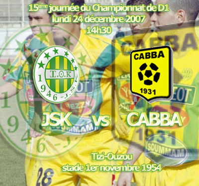 JSK 1-CAABA 0 : La JSKabylie champion d'hiver...